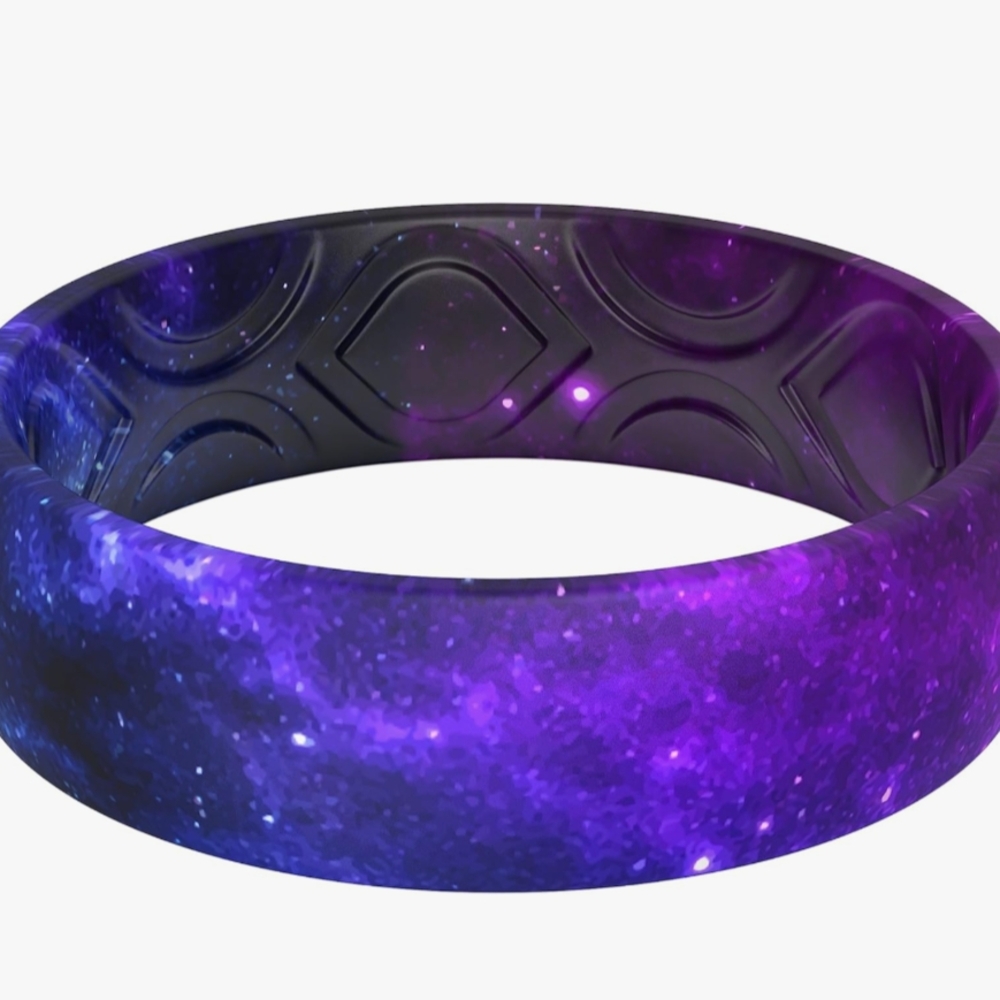 Purple and Blue Galaxy Ring
